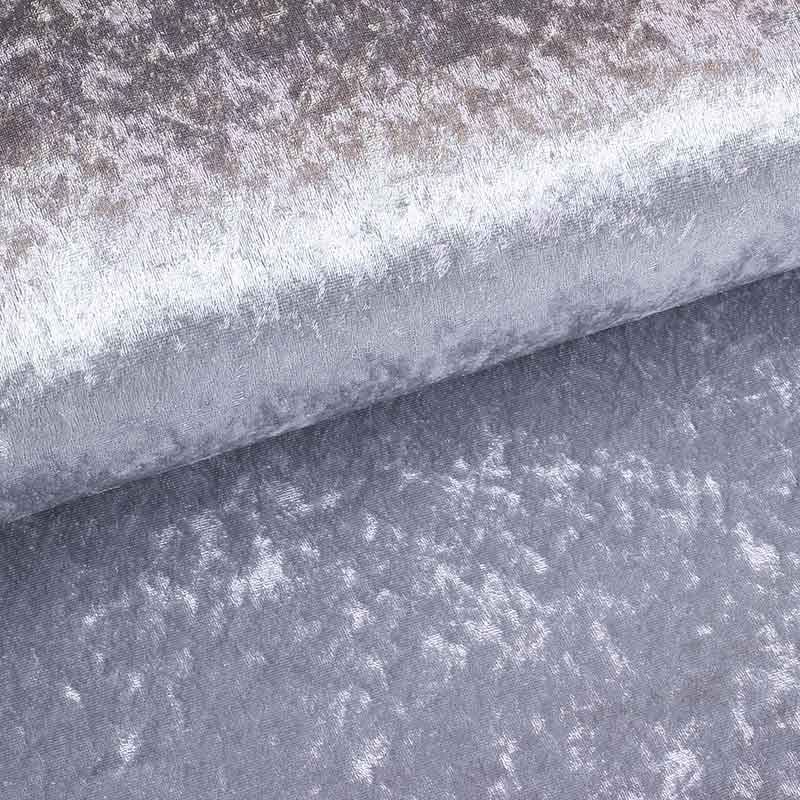 Velours de panne zilver
