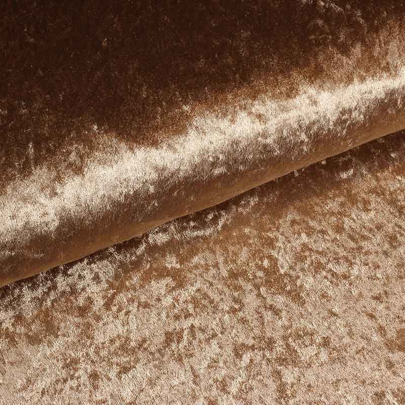 Velours de panne stof taupe