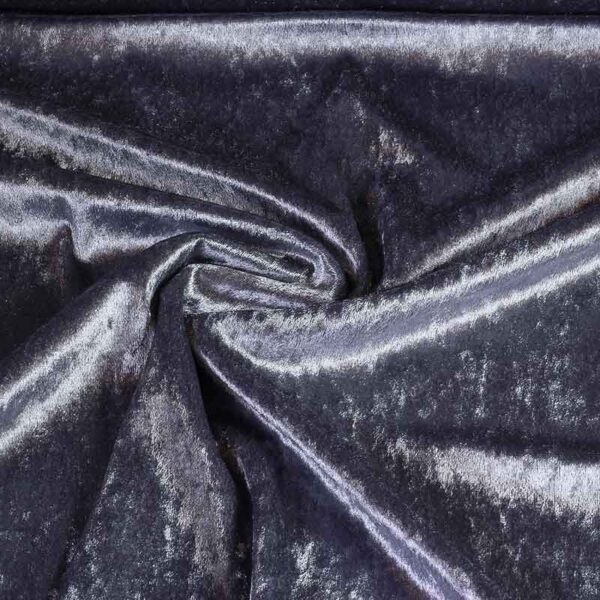 Velours de panne stof antraciet