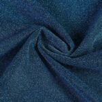 Tricot lurex stof aqua