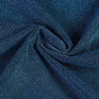 Tricot lurex stof aqua