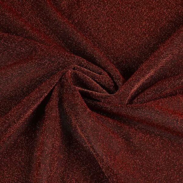 Tricot stof lurex brons