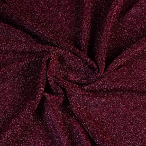 Tricot stof lurex fuchsia
