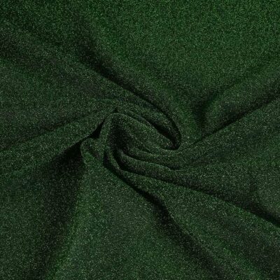 Tricot stof lurex groen