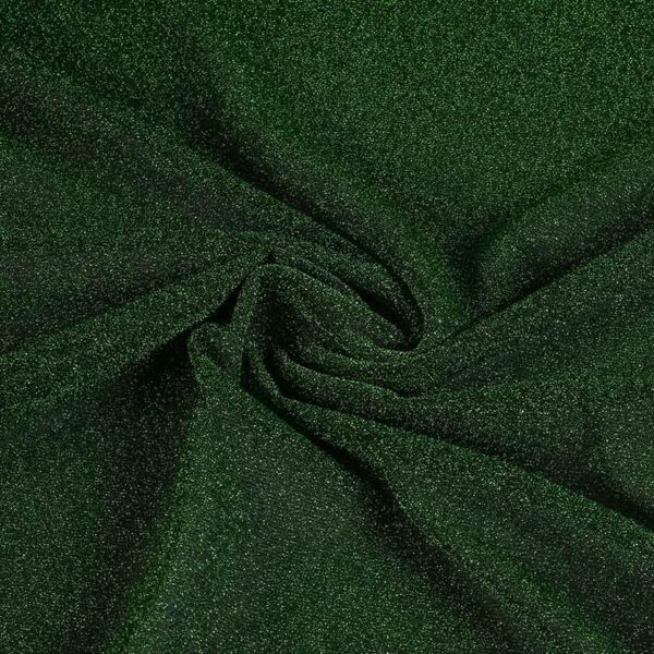 Tricot stof lurex groen