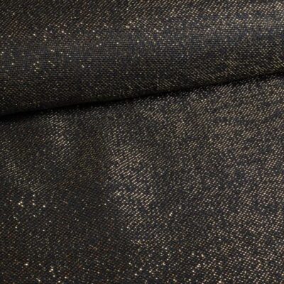 Jute lurex zwart
