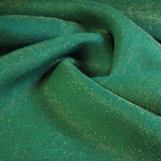 Jute lurex groen