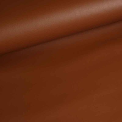 Nep leer cognac