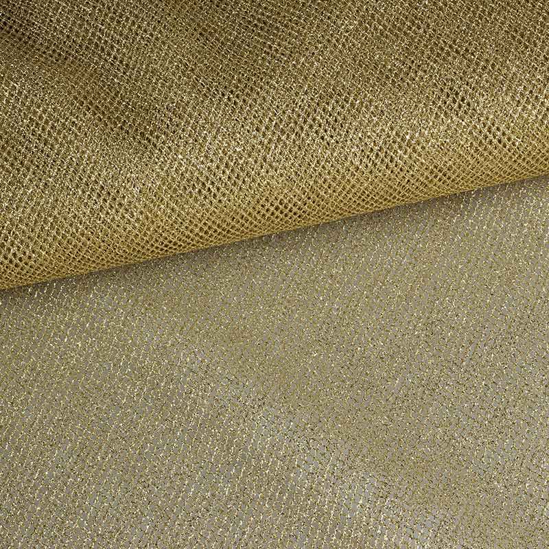 Metallic tule goud