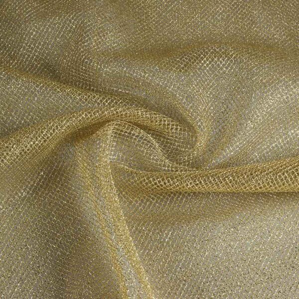 Metallic tule goud
