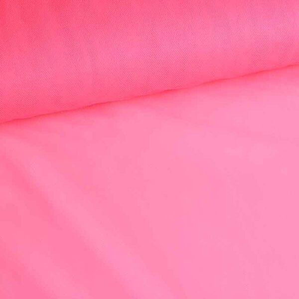Bruidstule fluor roze