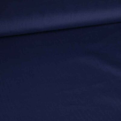 Poplin stof navy