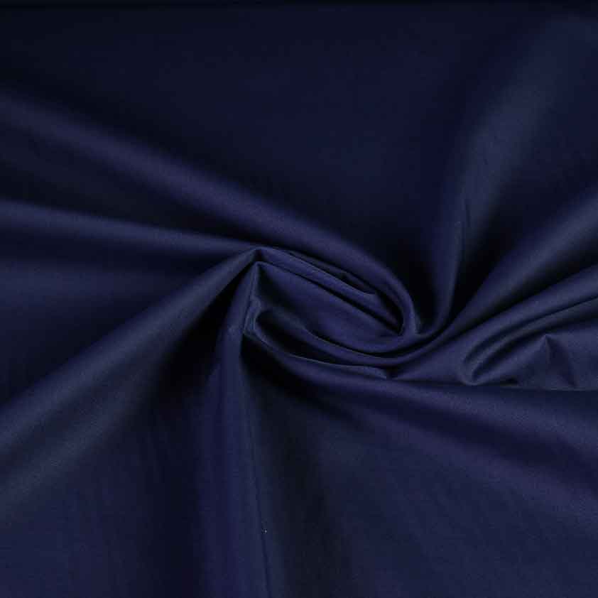 Poplin stof navy
