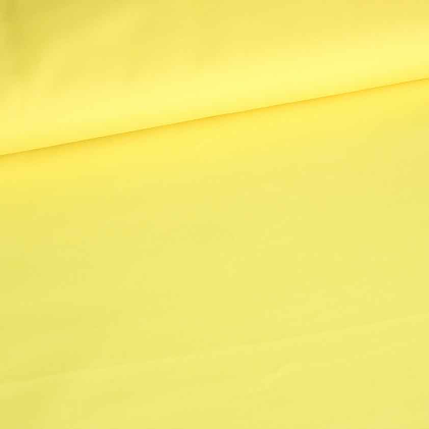 Poplin stof geel