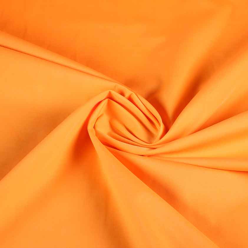Poplin stof oranje