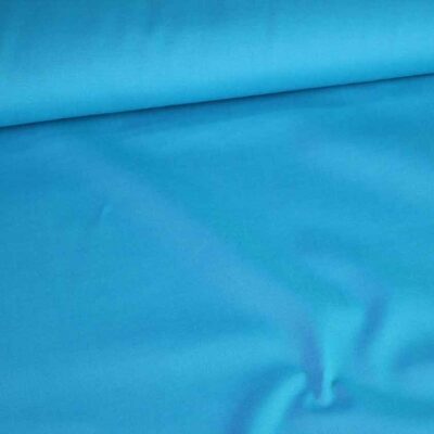 Poplin stof turquoise