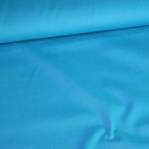 Poplin stof turquoise