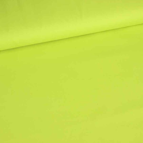 Poplin stof lime