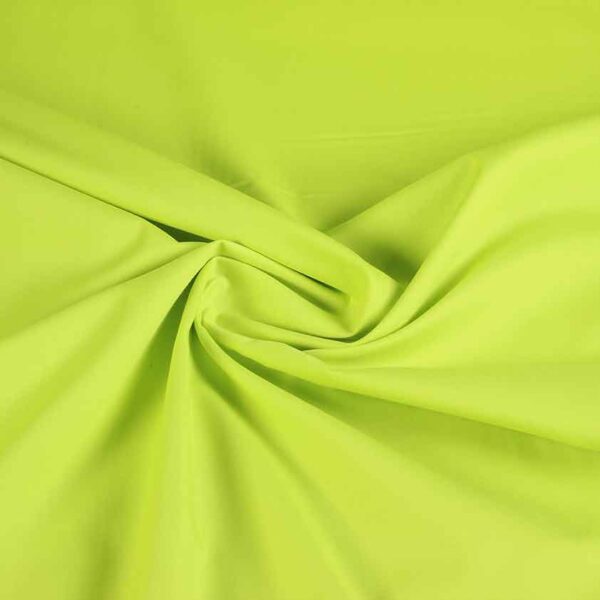 Poplin stof lime
