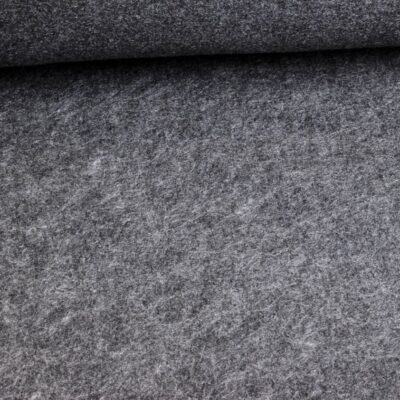 Vilt stof 3mm antraciet melange