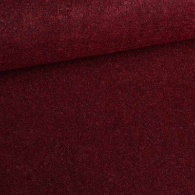 Vilt stof bordeaux melange