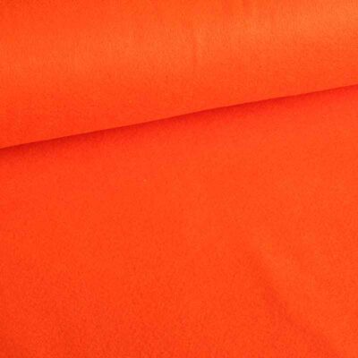 Vilt stof oranje