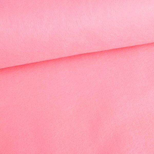 Vilt stof babyroze