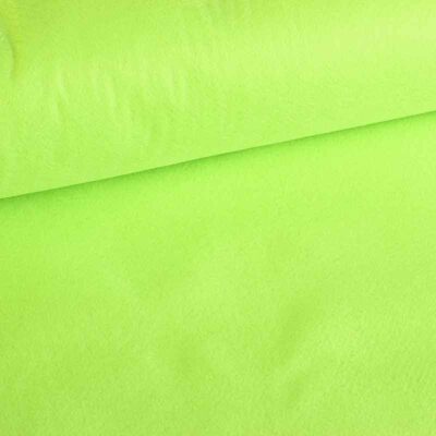 Vilt stof lime