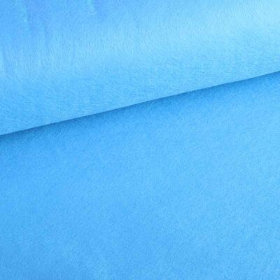 Vilt stof babyblauw