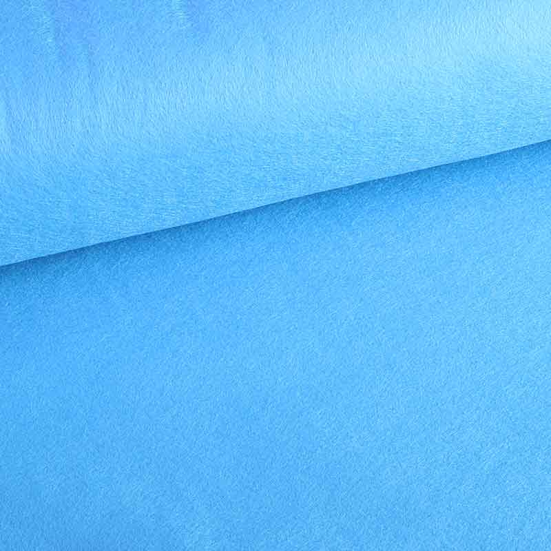 Vilt stof babyblauw