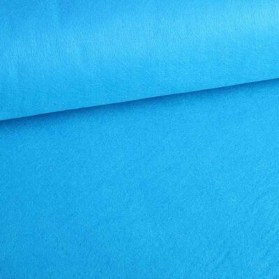 Vilt stof turquoise