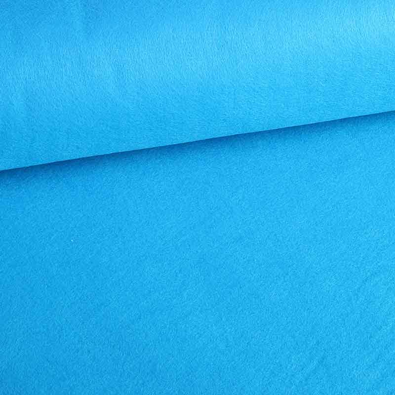 Vilt stof turquoise