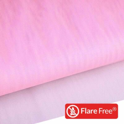 Tule brandvertragend licht roze
