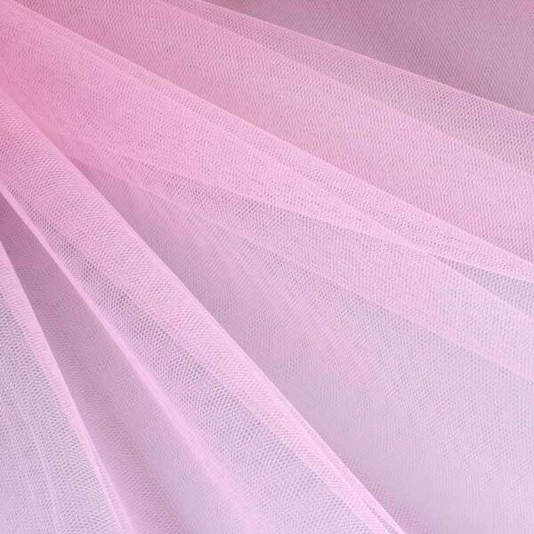 Tule brandvertragend licht roze
