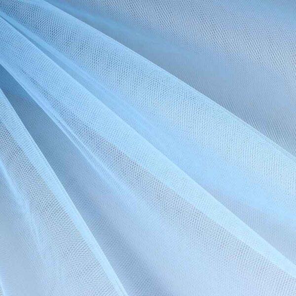 Tule brandvertragend babyblauw
