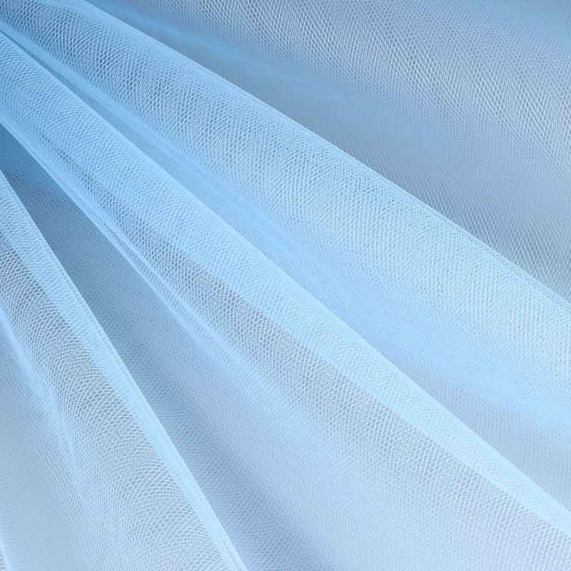 Tule brandvertragend babyblauw