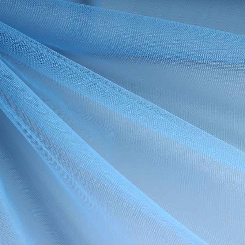 Tule brandvertragend lavendel blauw