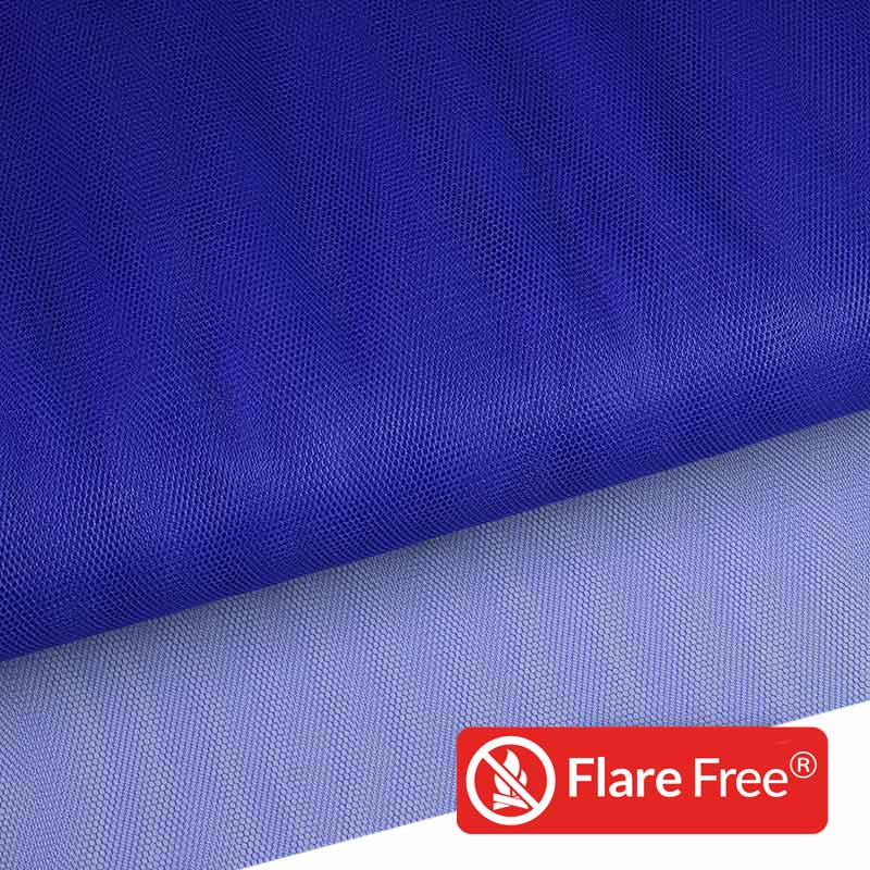 Tule brandvertragend marineblauw