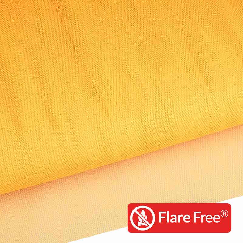 Tule brandvertragend fluor oranje