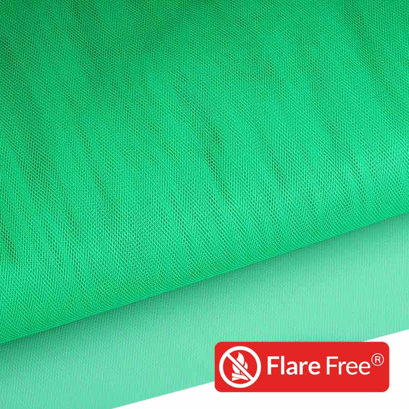 Tule brandvertragend fluor groen