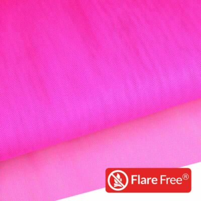 Tule brandvertragend fluor felroze
