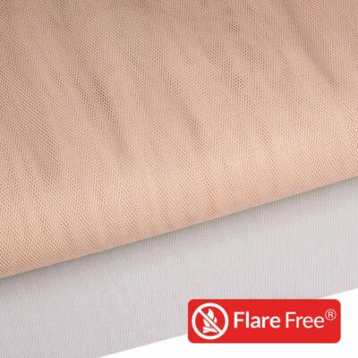 Tule brandvertragend beige