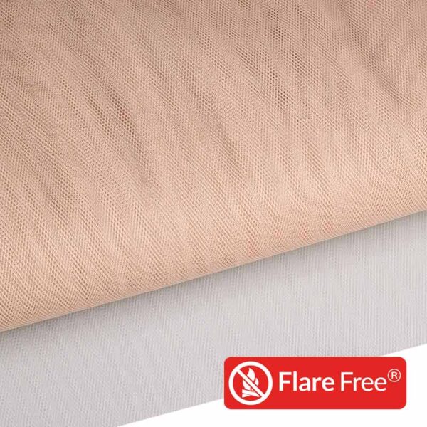 Tule brandvertragend beige