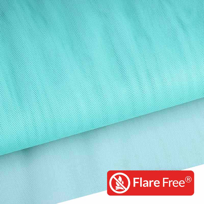 Tule brandvertragend donker mint