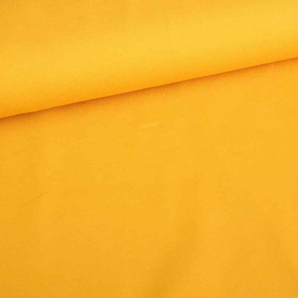 Tricot stof okergeel