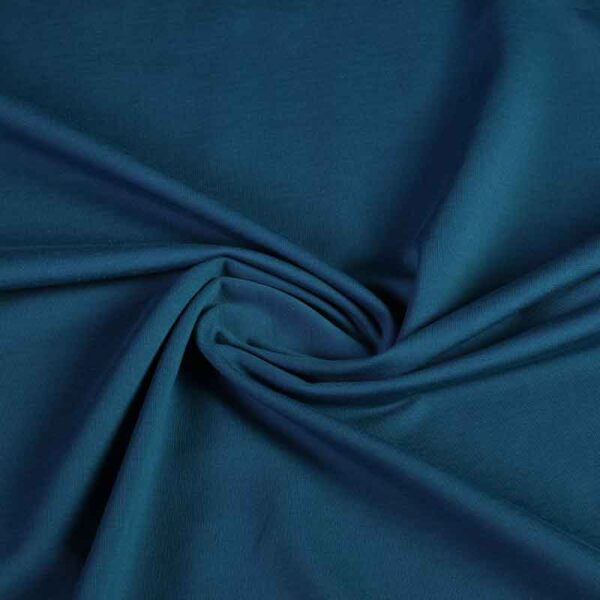 Tricot stof donker petrol