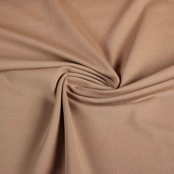 Tricot stof taupe