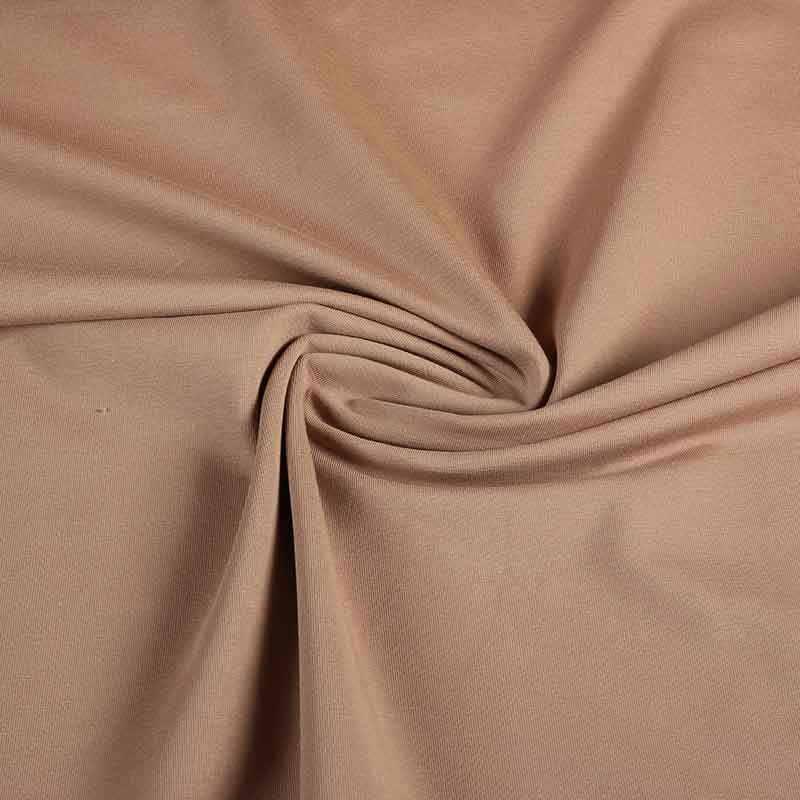Tricot stof taupe