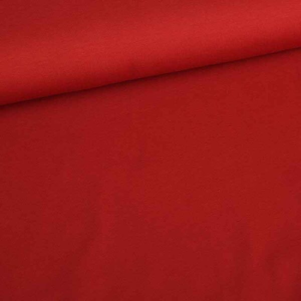 Tricot stof katoen stretch roest