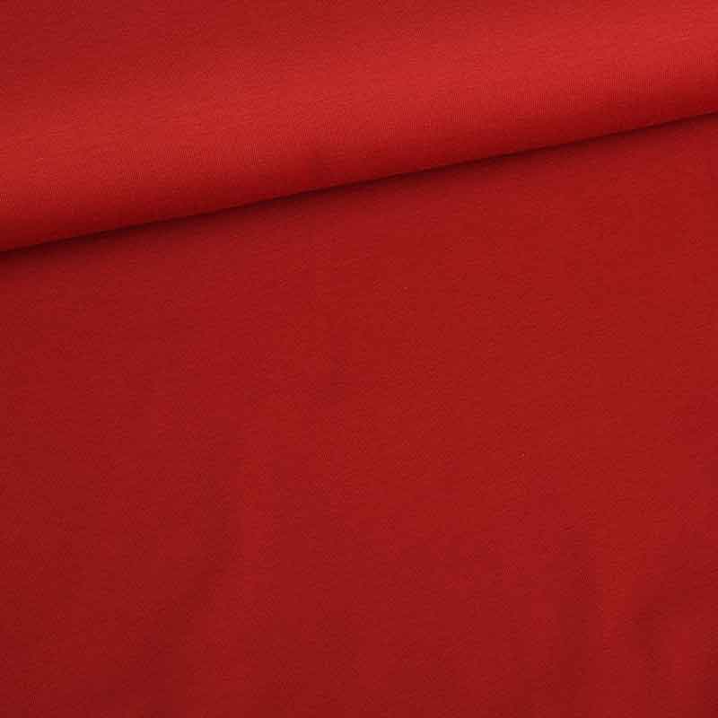 Tricot stof katoen stretch roest